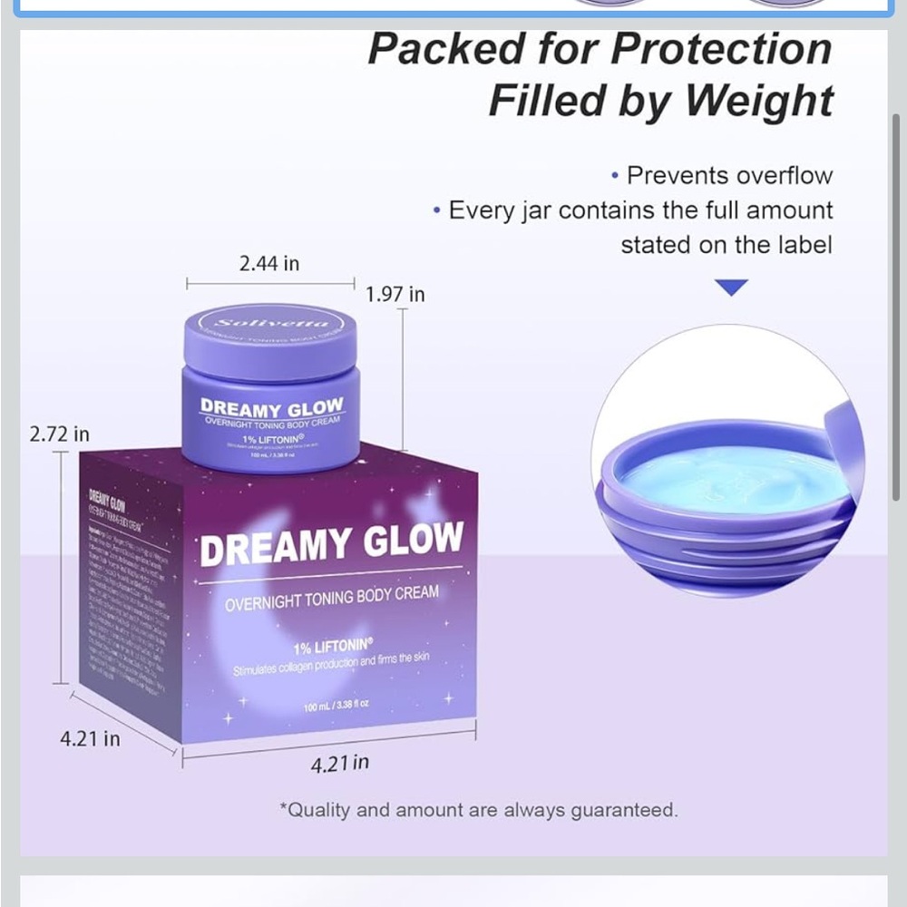 Dreamy Glow Overnight Toning Body Cream - Picture 2 of 7